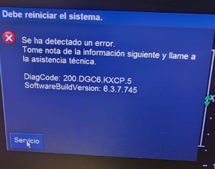 Reparación correctiva módulo de alta tensión en equipo de Rayos X